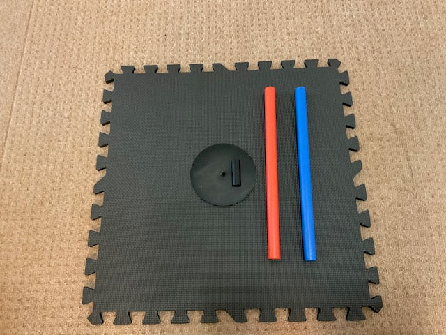 Heittojalka ja Eva-palamatto sisä-ja ulkokäyttöön