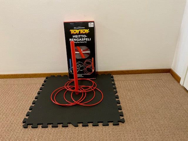 Heittis heittorengaspeli polttomaalattu teräs 6mm